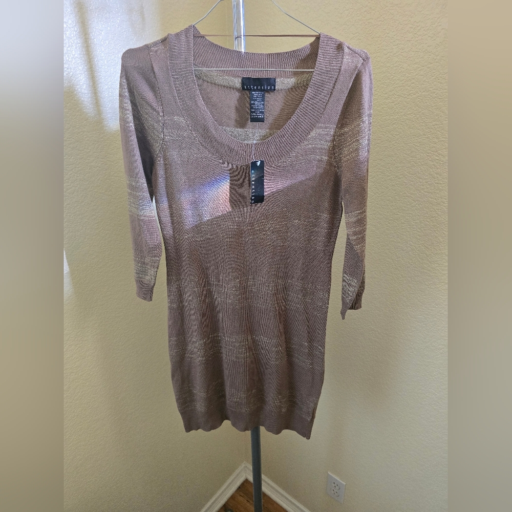 Attention Brand New With Tags Pullover Dress